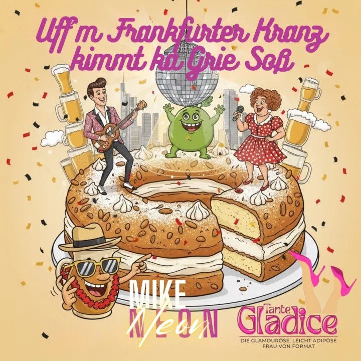 Cover artwork for Uff´m Frankfurter Kranz kimmt ka Grie Soß (Partymix)